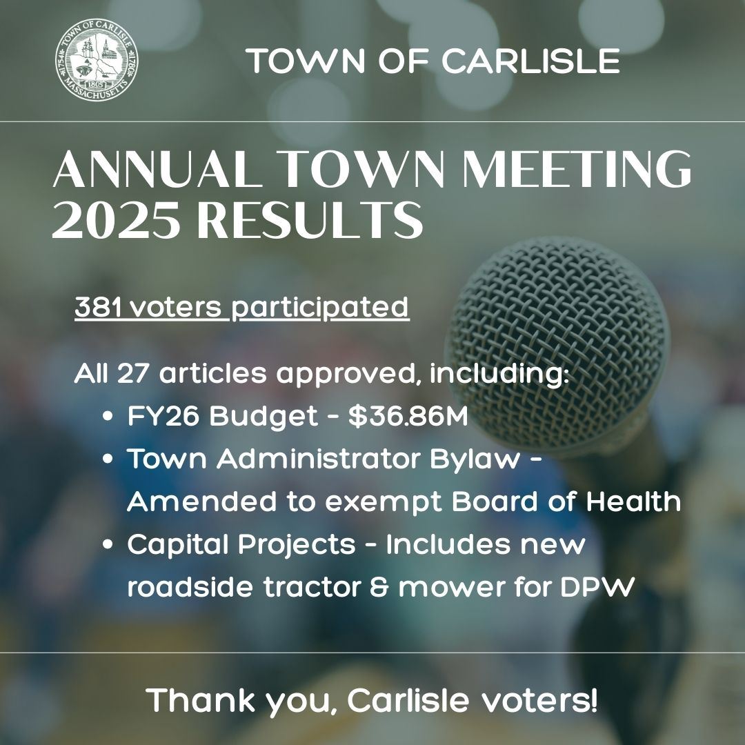Annual Town Meeting 2025 (Instagram Post)