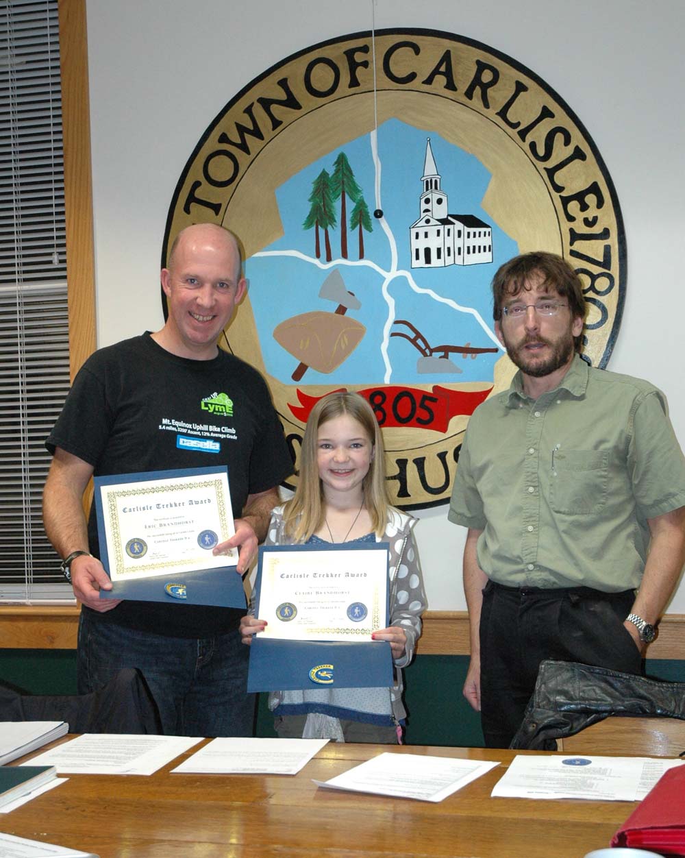 Brandhorst Receiving Trekker Award