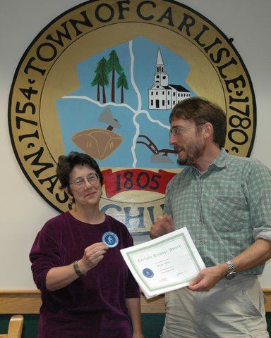 Mary Zoll Receiving Trekker Award